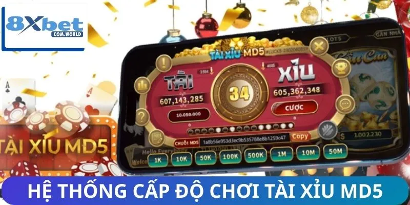Tài Xỉu MD5: Sảnh Cược Công Nghệ Mới Cực Minh Bạch, Hấp Dẫn 2 Game thủ dễ dàng chọn được cấp độ chơi phù hợp